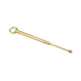 Медная креативная ухочистка ручной работы, латунный брелок, подвеска для ушей