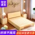 Hiện đại nhỏ gọn master bedroom giường đôi 1,5 1,8 m giường gỗ đơn giản thuê kinh tế đơn 1.2m Mỹ - Giường Giường