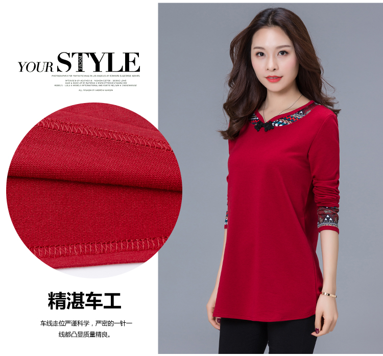 Phụ nữ trung niên mới 30-40 tuổi mẹ nạp mùa hè bông lỏng quần áo ngắn tay t- shirt hoang dã áo sơ mi mẫu áo sơ mi cho u60
