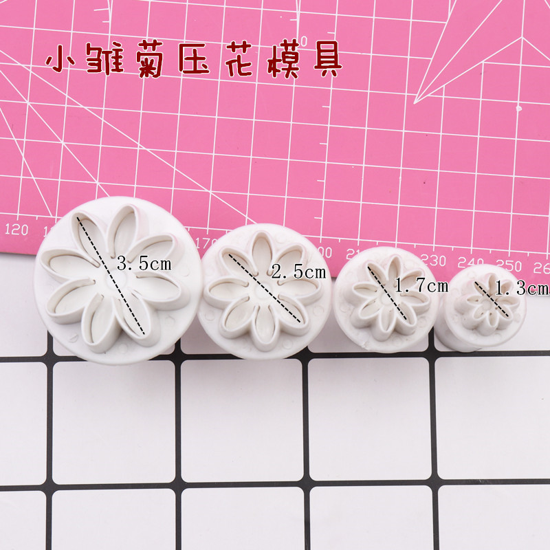 Đất sét giấy ấn tượng đất sét siêu nhẹ công cụ đất sét lá mận tròn vuông in nổi khuôn - Tự làm khuôn nướng khuôn oval