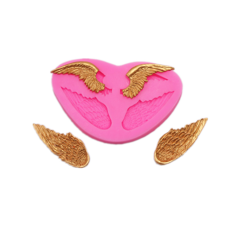 Wings Silicone Khuôn Bộ sưu tập Ultra Light Clay Nhựa Clay Clay Fondant Silicone Khuôn Bánh Trang trí Khuôn - Tự làm khuôn nướng khuôn kem silicon