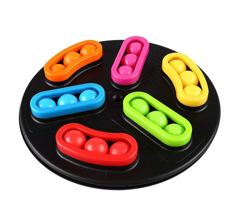Trí tuệ xoay hạt ma thuật Giải nén Rubiks Cube Mê cung sáng tạo Trẻ em Ban trò chơi Đồ chơi Giáng sinh đồ chơi trí tuệ cho bé