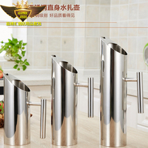 Thickened Stainless Steel Cold Kettle Restaurant home Commercial Large Number of cool water teapot Han style straight up KTV juice Zakers