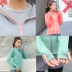 Mới mùa thu và mùa đông thể thao ngoài trời áo hoodie dài tay quần áo thể dục áo len chạy quần áo yoga dây kéo áo khoác nhảy quần áo phụ nữ