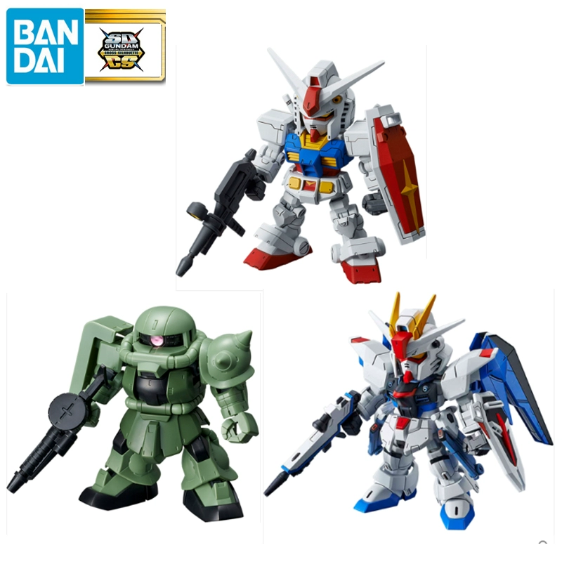 Bandai Gundam lắp ráp mô hình SDCS Q phiên bản RX-78-2 Marine Zaku Free Z Unicorn số 3 máy - Gundam / Mech Model / Robot / Transformers