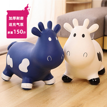 Childrens inflatable toy jumping horse mount thickened outdoor baby animal rubber toy baby one-year-old gift