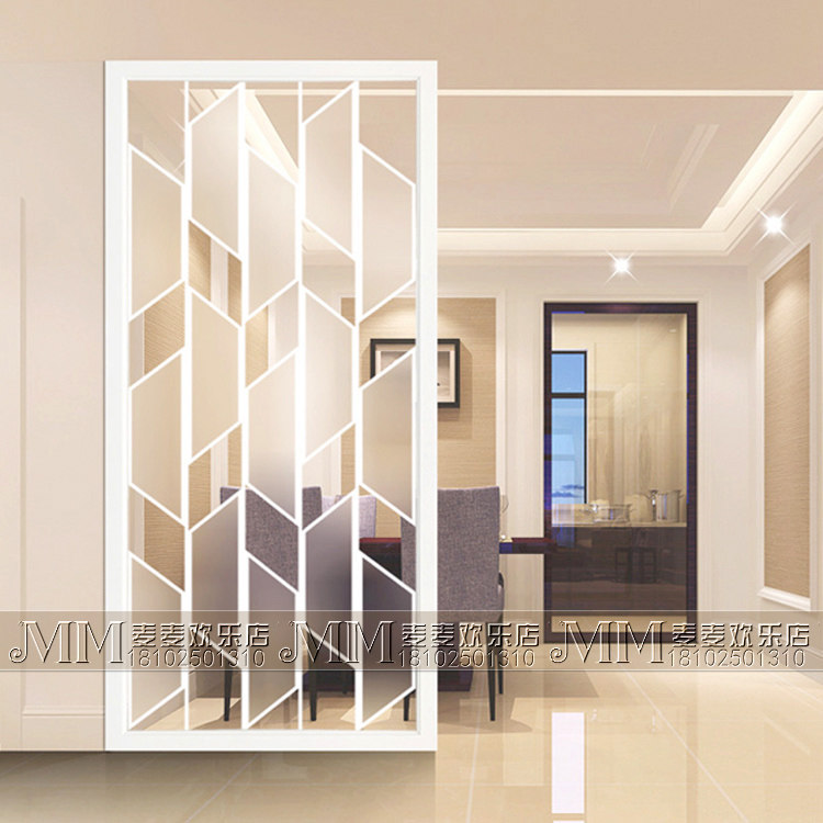 Art glass partition living room blocks inbound basalt bedroom frosted decoration tempered modern minimal screen customization