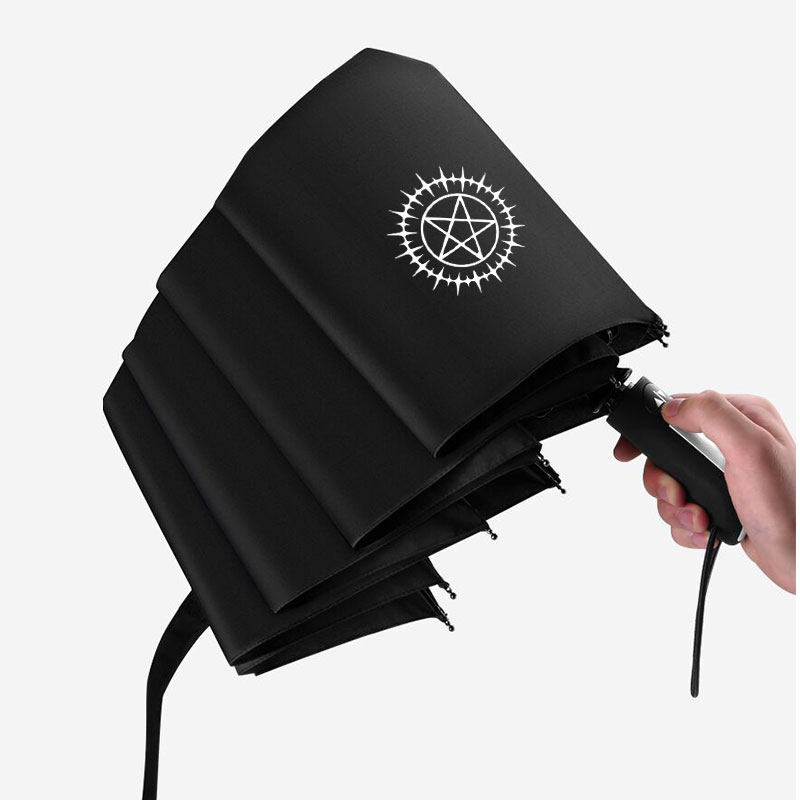 Black Butler Umbrella Anime Peripheral Sun Hat Two-Dimensional Sunscreen Block UV Automatic Folding Sunshade