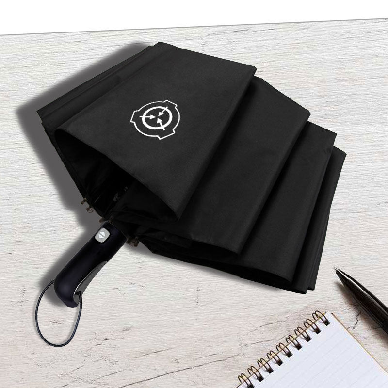 SCP Foundation Umbrella Middle two sick Alliance Animation peripheral umbrella Creative sun protection Folding sun umbrella