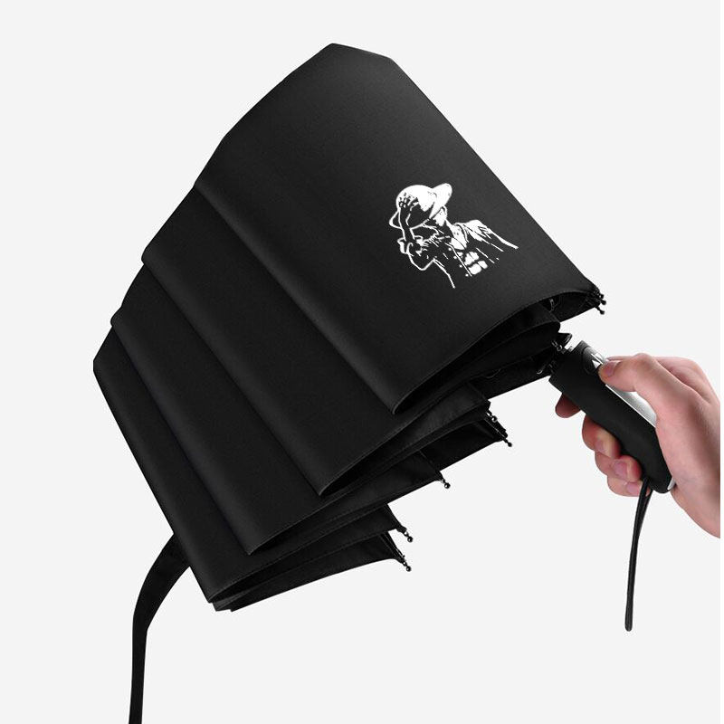 One Piece Sunny Umbrella One Piece Anime Light-proof Umbrella Luminous Student Parasol Two-dimensional Sunscreen Sun Umbrella