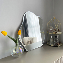 Net red ins Korean blogger makeup mirror special-shaped mirror table mirror cloud mirror cloud mirror wearing mirror floor fitting mirror