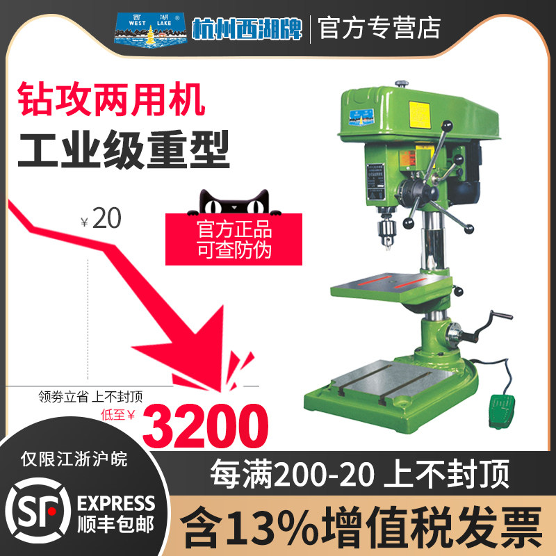 Hangzhou West Lake Drill Tapping Two Machine Industrial Grade Drilling Machine Heavy Bench Drilling Machine zs4112c sz zs4120
