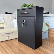 With voting outdoor box milk suggestion letter door wall lock complaint mailbox opinion box hanging creative report box