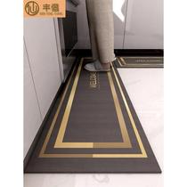 Kitchen floor mats are non-slip anti-oil washable wipeable stain-resistant water- and oil-absorbent special floor mats long mats custom-made carpets