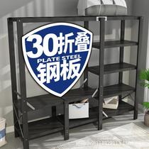 Simple small apartment all-steel frame thickened reinforced wardrobe home bedroom cloth wardrobe stable and durable storage hanging wardrobe