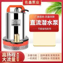 12V72V DC submersible pump powerful 48V60V universal household electric vehicle tricycle water pump