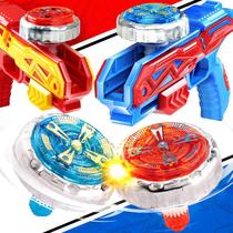 Childrens gyro gun toy rotating luminous combat disc launcher new outdoor magic pistol for boys and girls