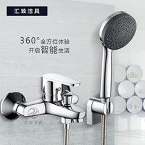 13 5 cm small hole spacing triple all-copper old-fashioned shower faucet solar water heater 13 cm mixing valve