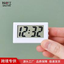 Mini desktop clock style desktop electronic watch cute compact electronic clock for students simple decorative ornaments