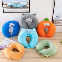 U-shaped pillow cartoon neck pillow adult portable travel pillow car pillow airplane pillow office nap artifact