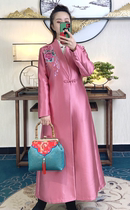  9709-1 embroidery high-end fabric autumn embroidery jacket does not return or change