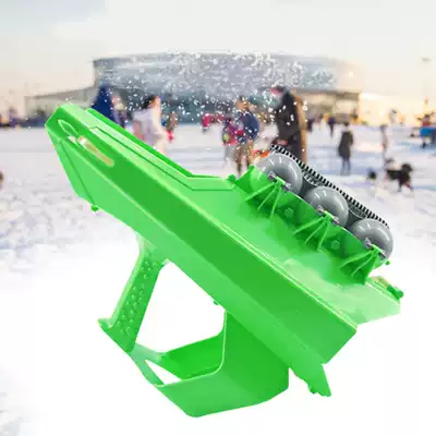 Douyin winter snowball fight artifact adult snow gun snowball clip tool children play snow slingshot team battle toy