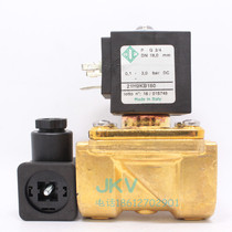 DC24V Italian ODE brass wire buckle two normally closed solenoid valves 21H9KB180 spot 6 points AC220V