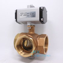 Japan Kitzawa KITZ three-way pneumatic ball valve bronze thread C- TNE three-way reversing valve 6 points 4 points spot
