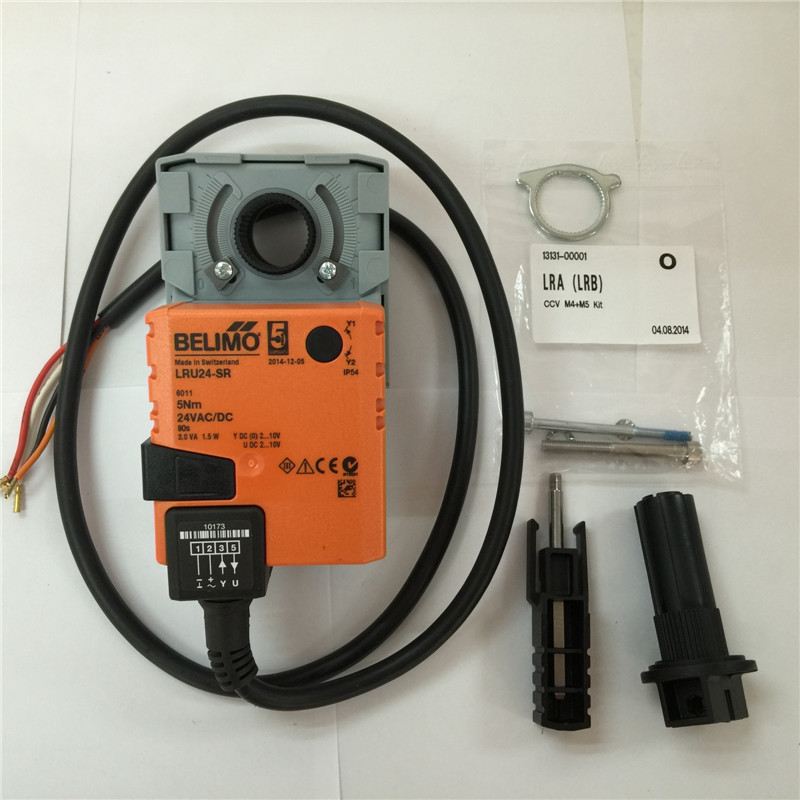 Swiss belimo wrestled with electric adjustment ball valve actuator lru24-sr 24v electric head 5nm spot