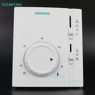 Siemens central air conditioning thermostat rab11 1 rab10 1 ventilator coil three-speed switch panel