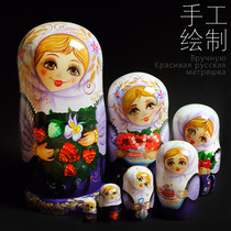 Russian doll 7-layer characteristic hand-painted craft to send classmates creative birthday graduation commemorative travel gift