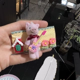 Демисезонная мультяшная кукла, милая челка, заколка для волос, японские и корейские, популярно в интернете
