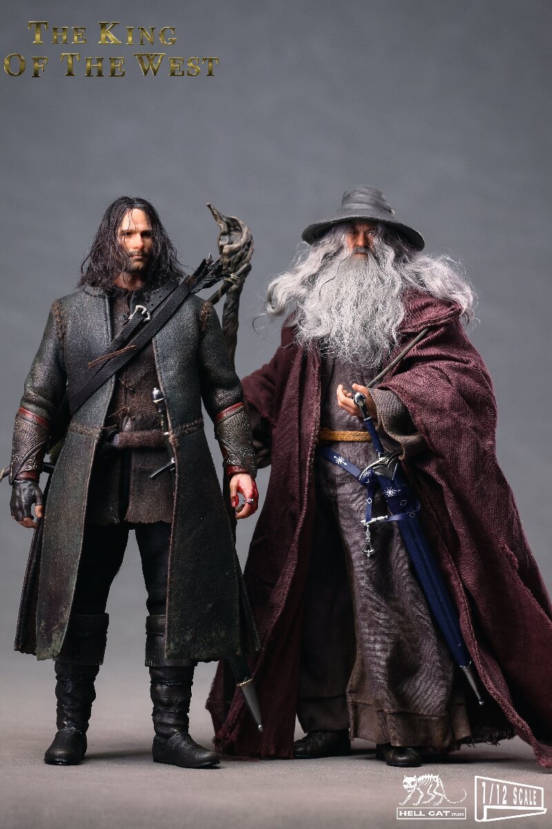 Hell Cat 1/12 The Lord of the Rings Aragorn Action Figure In Stock