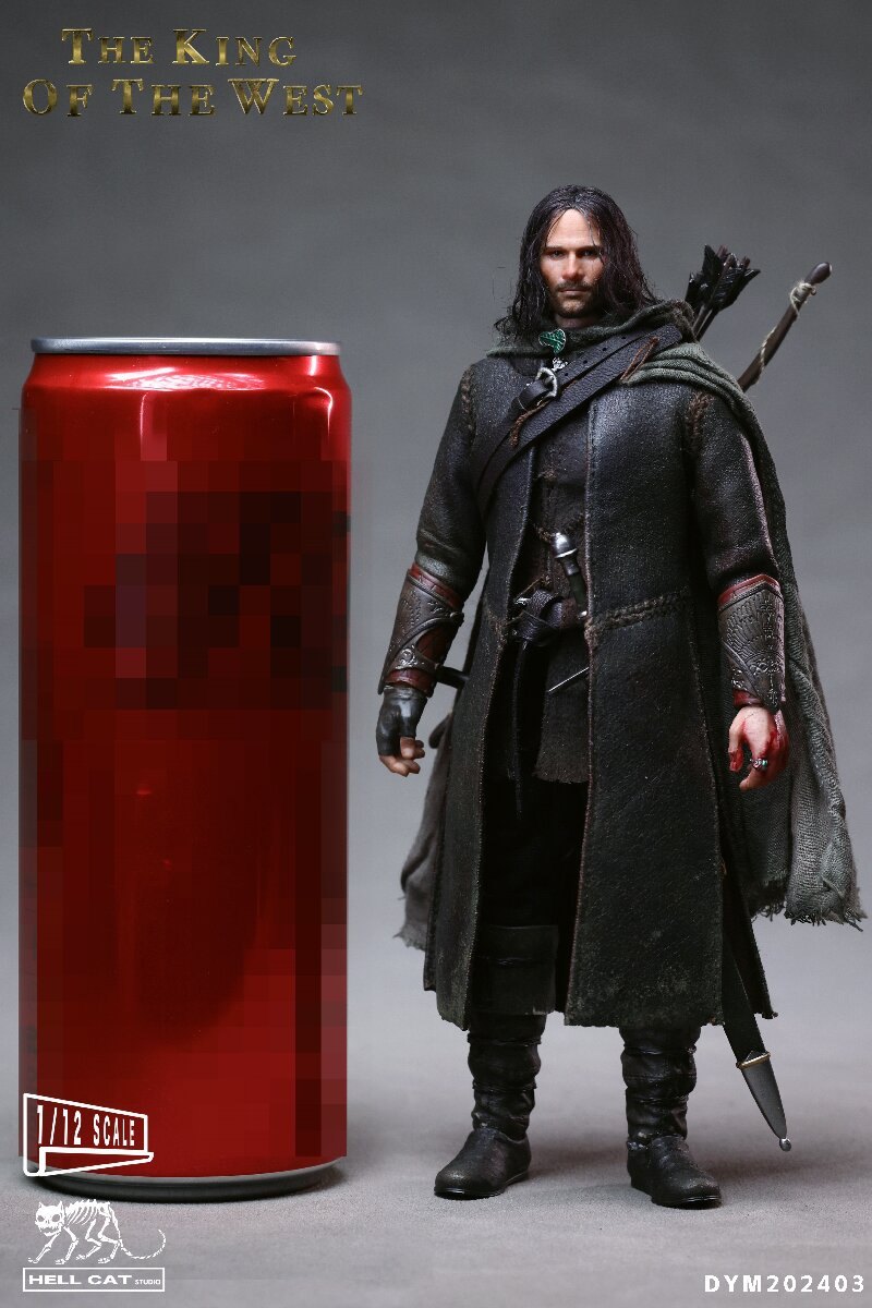 Hell Cat 1/12 The Lord of the Rings Aragorn Action Figure In Stock