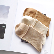 Pregnant womens loose socks postpartum confinement socks spring and summer thin pure cotton womens socks wide mouth boneless and non-constricting for the elderly