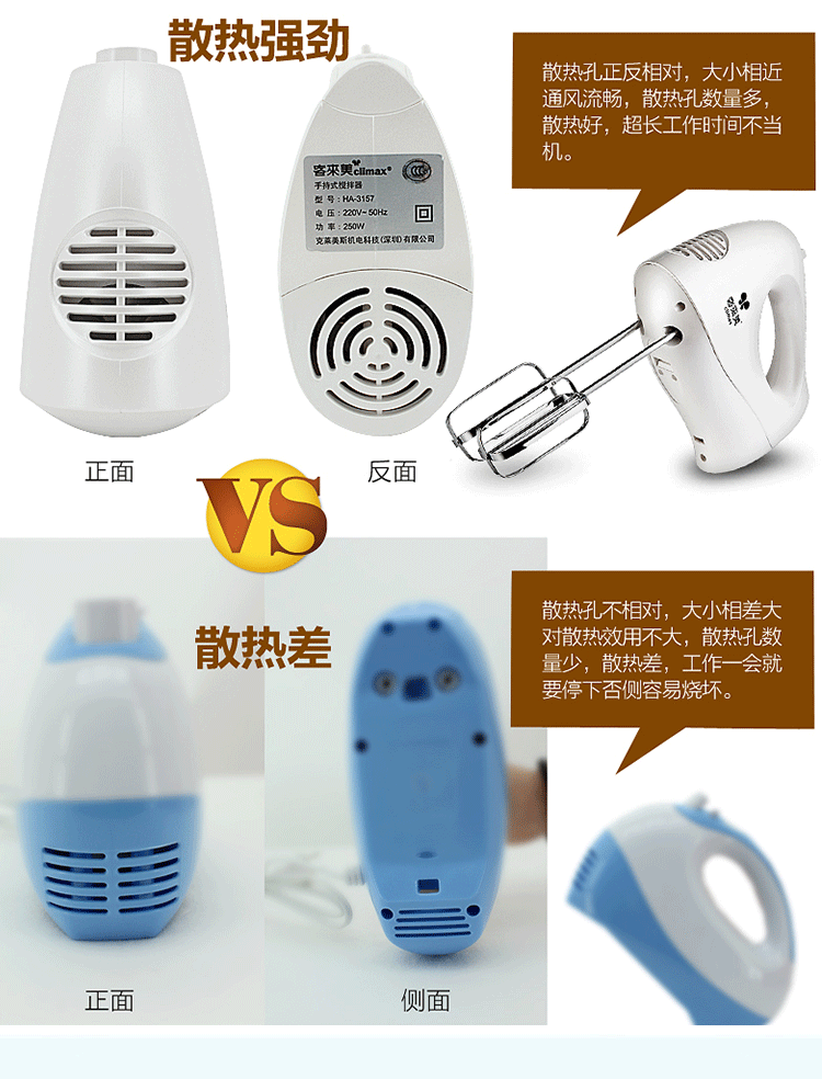 Kelaimei eggbeater hộ gia đình điện nhỏ cầm tay máy xay sinh tố làm bánh kem máy làm tóc - Máy trộn điện máy đánh trứng dsp