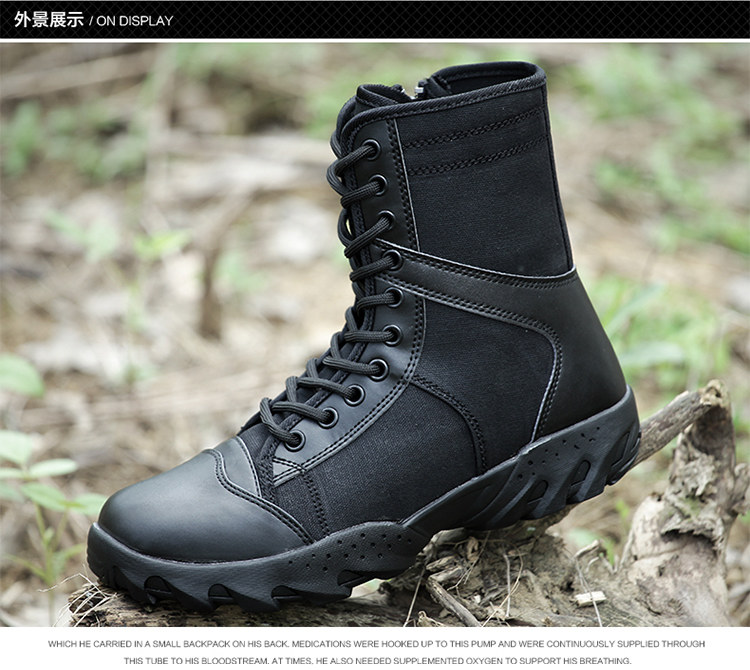 Boots militaires pour homme - amortissement - Ref 1397864 Image 16