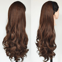 Hair band Half headgear Wig Long curly hair straight hair Wool roll direct wear Upgrade disassembly U-shaped whole top hair