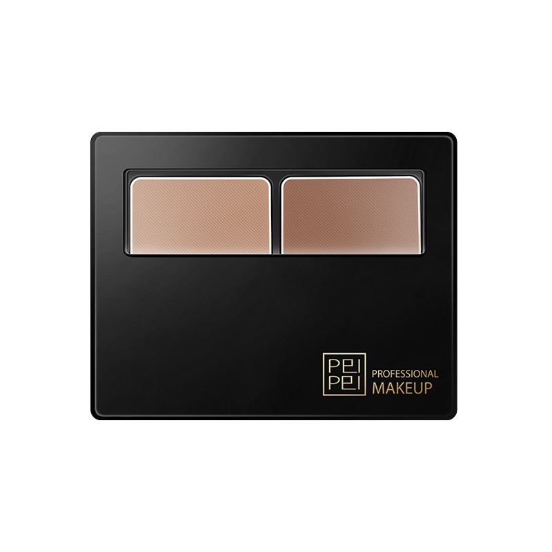 Pepe beauty two-color eyebrow powder Deep coffee Waterproof beginner sweatproof not fade seal Eyebrow pencil word eyebrow seal