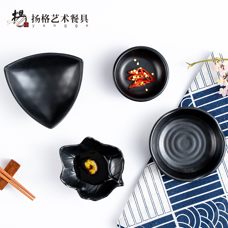 Imitation porcelain melamine seasoning disc Sauces Saucer Sauces Plastic Small Saucer Dishes HOT POT HAN STYLE DAILY CUTLERY DISH