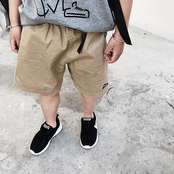 Hu Daya Children's Clothing Shorts Boys Summer Overalls Five Points Small Shorts Korean Version Japanese Trendy Cool Pants Logo Shorts