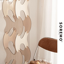 SOREMO Original wood chip combination sculpture Avant-garde installation art Living room large-scale decoration Bed and breakfast ins clothing store