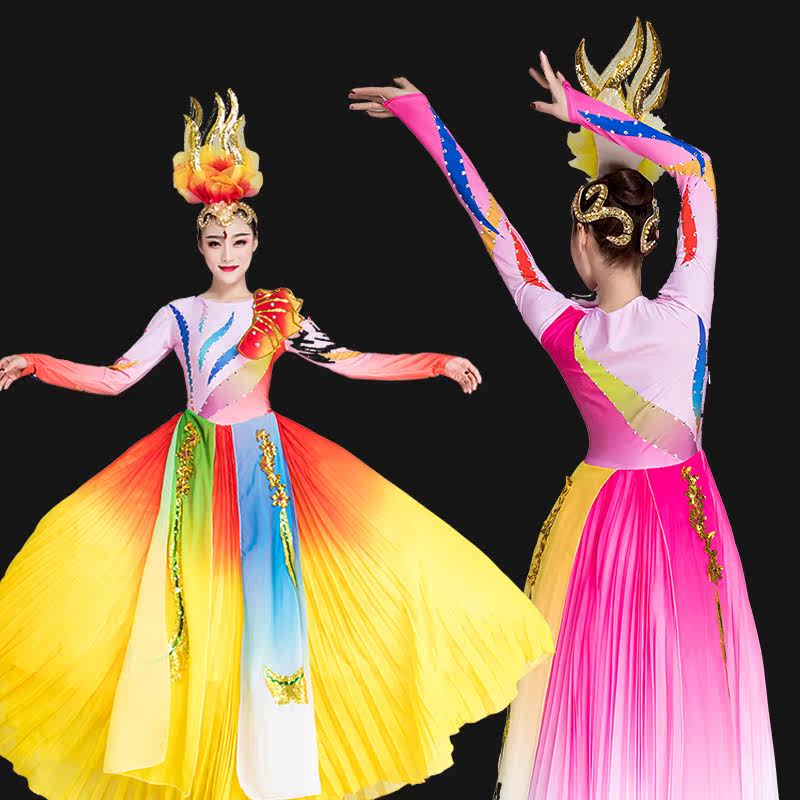 Opening Dance Swing Show Show Show Stage Costume Women Chinese Modern Dance Costume Dance Dance Woman