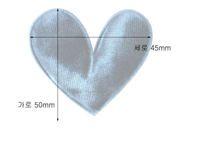 Hàn Quốc nhập khẩu nhung tình yêu 4.5CM phụ kiện trẻ em DIY hướng dẫn sử dụng kẹp tóc nơ rr vật liệu trang sức tóc - Phụ kiện tóc kẹp càng cua 3 răng
