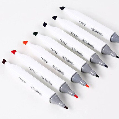 【英雄】双头彩色油性马克笔套装