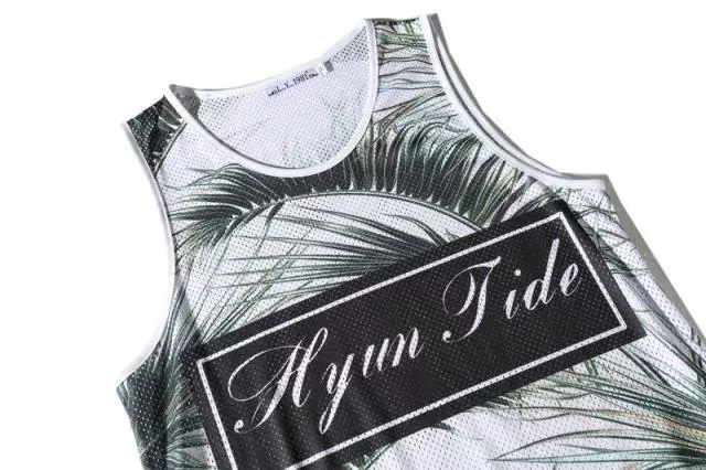 Áo vest không tay nam chạm đáy áo lưới thể thao vest hip hop vest mồ hôi áo rộng phần 3D hoang dã - Lót