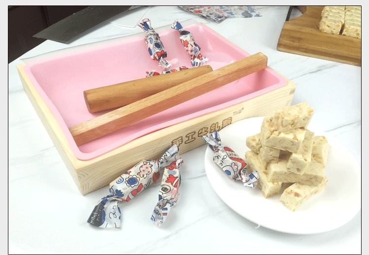 Novice DIY handmade silicone nougat Khuôn công cụ cắt không dính Bộ bông tuyết Ejia Shaqima khuôn làm kem que