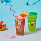 BT21 Summer Lane Series серия экологически чистого кубка набор Creative Line Friends даже мой друг