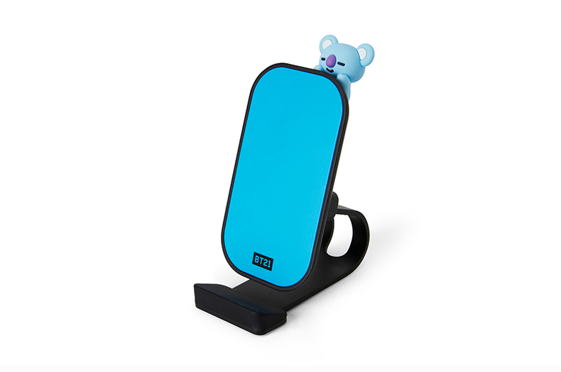 Bt21 vertical wireless mobile phone charger cartoon animation 3C peripheral fashion charging line friends