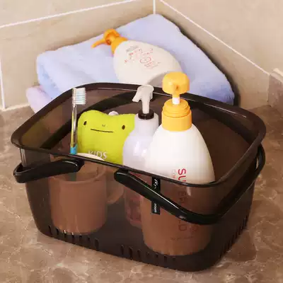 South Korea imported bath basket portable basket large men and women plastic bath basket bath basket bathroom storage